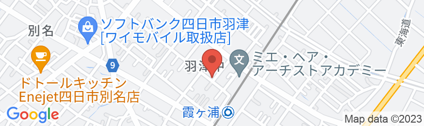 Yokkaichi Hadunaka Hotelの地図