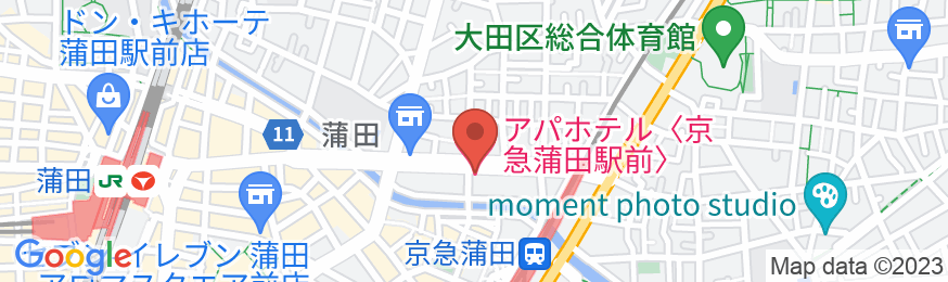 アパホテル〈京急蒲田駅前〉の地図