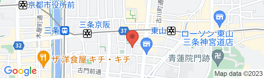 京町屋 プライベートレジデンス 祇園 竹の葉の地図