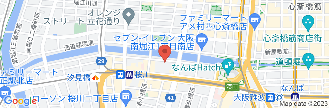 大阪ミナミ COTE HOUSEの地図