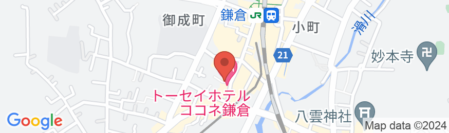 トーセイホテルココネ鎌倉の地図