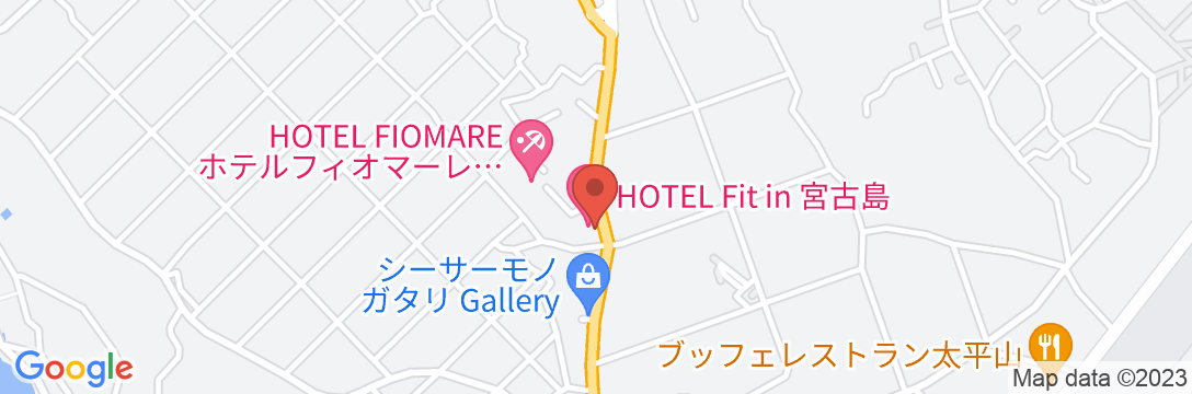HOTEL Fit-in 宮古島の地図