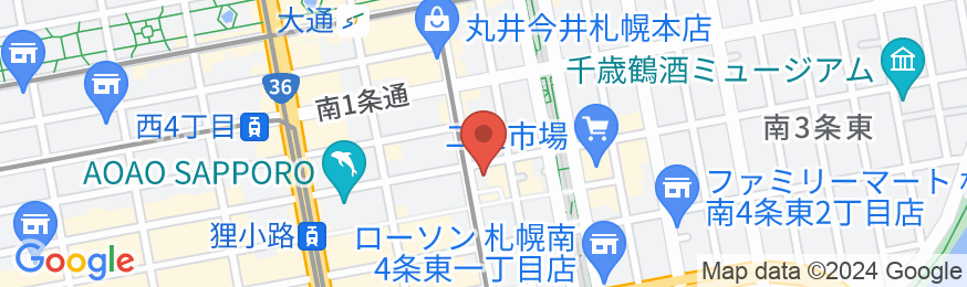 ビスポークホテル札幌の地図