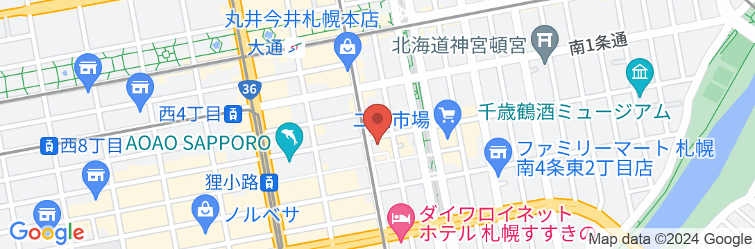 ビスポークホテル札幌の地図