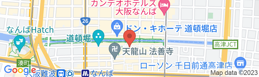 FORZA ホテルフォルツァ大阪なんば道頓堀の地図