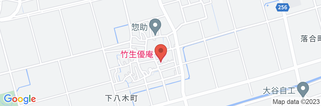 竹生優庵の地図