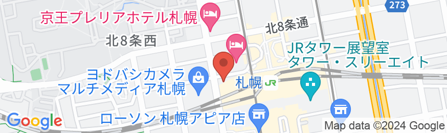 京急EXホテル札幌の地図