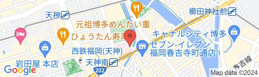 コンフォートイン福岡天神の地図