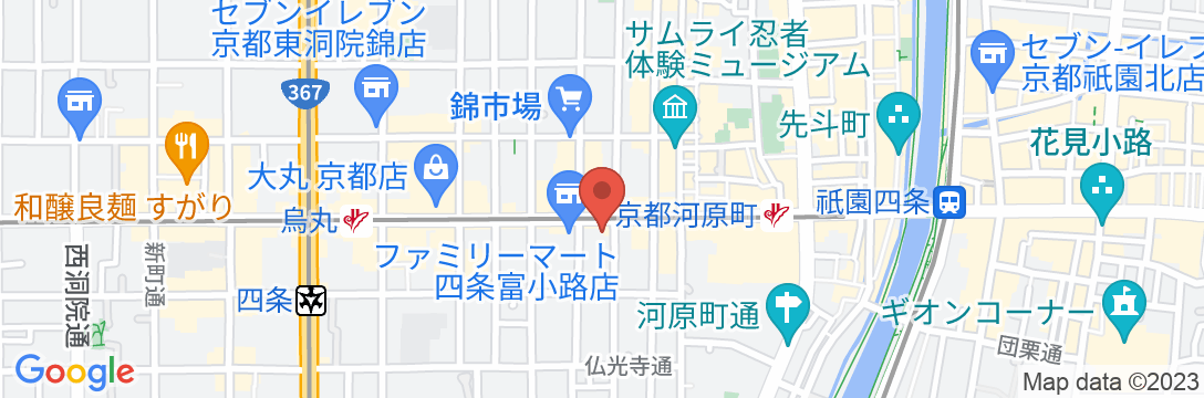 FORZA ホテルフォルツァ京都四条河原町の地図