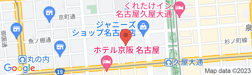 天然温泉ホテルリブマックスPREMIUM名古屋丸の内の地図