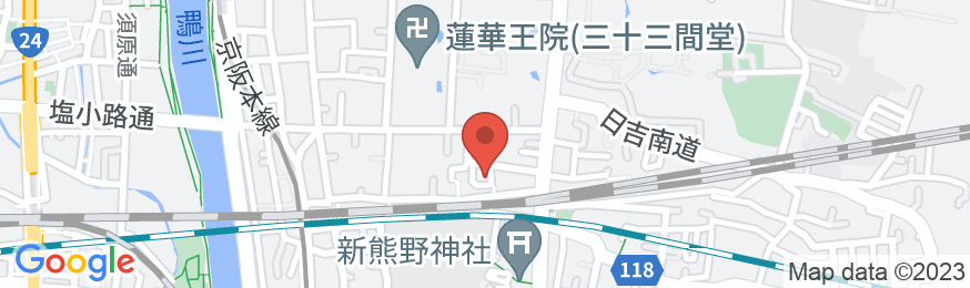 三十三間堂 宵の竹 - よいのたけ 〈一棟貸し町家〉の地図