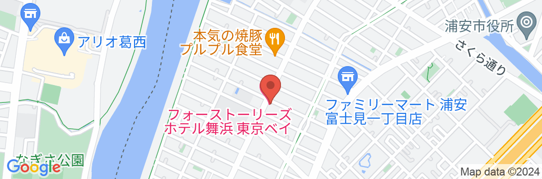 フォーストーリーズホテル舞浜東京ベイの地図