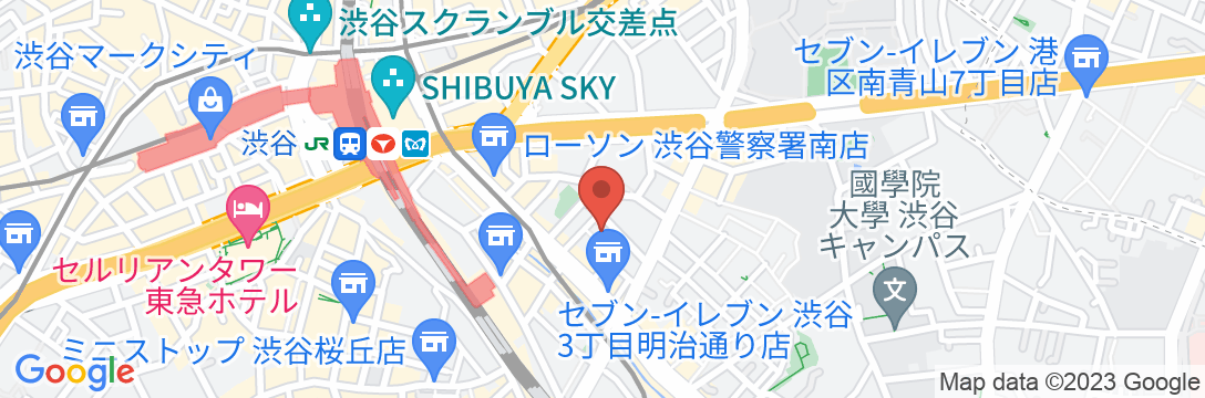 渋谷ウェーブの地図