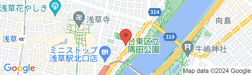 Minn浅草の地図