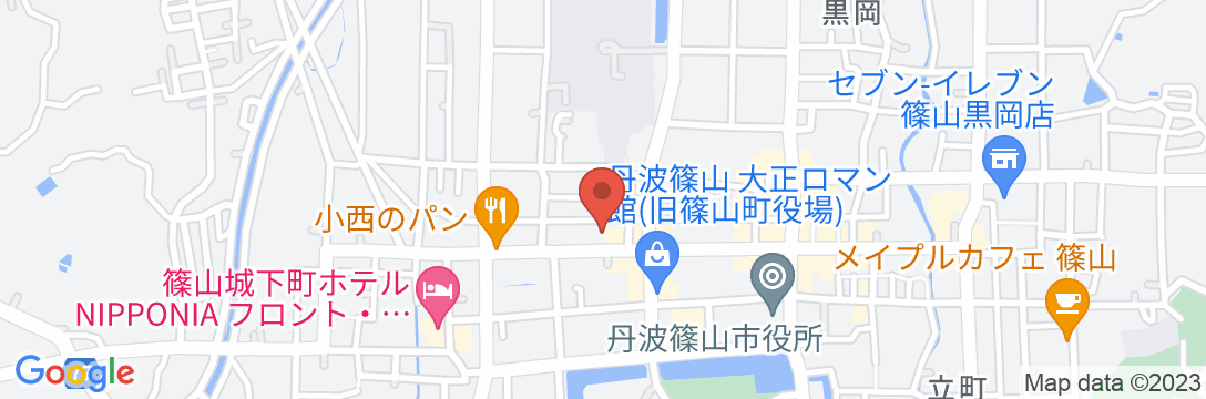 丹波篠山 潯陽楼の地図