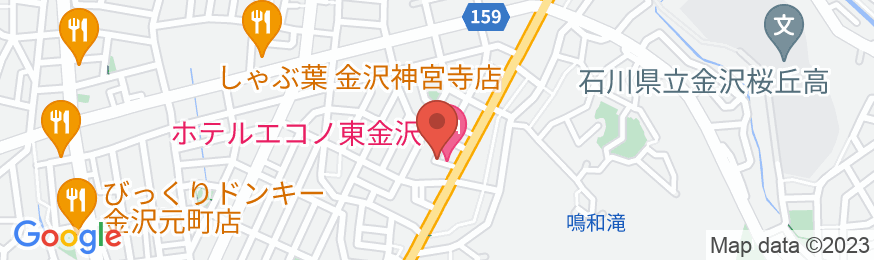ホテルエコノ東金沢の地図