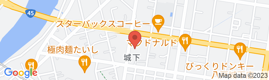ホテルテトラ本八戸の地図