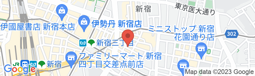 pod select HOTEL 新宿の地図