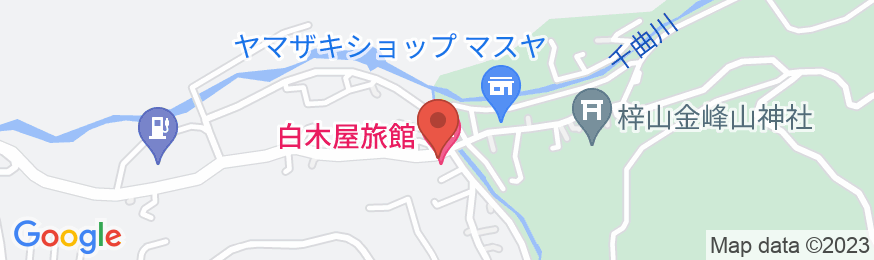 白木屋旅館<長野県>の地図