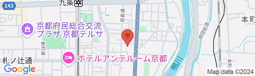 Connect inn 九条河原町の地図