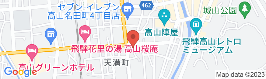THE MACHIYA HOTEL TAKAYAMAの地図