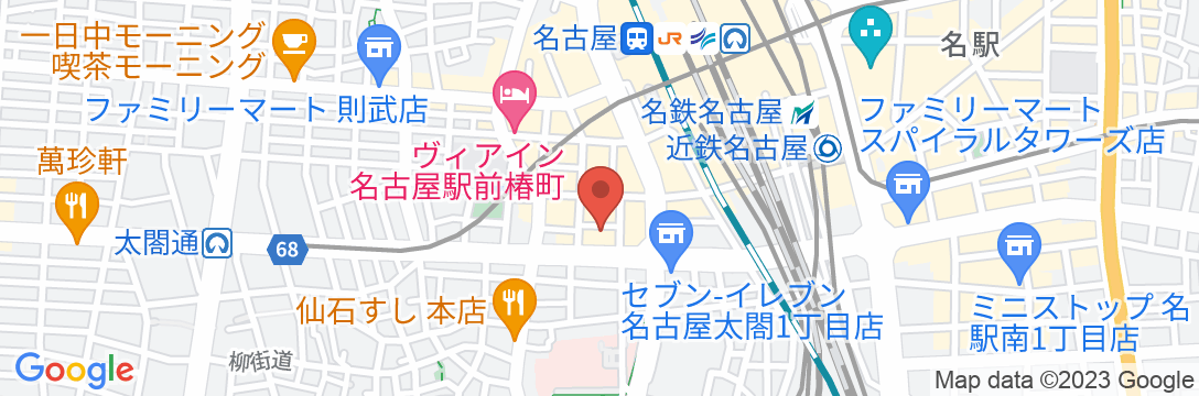 相鉄フレッサイン 名古屋駅新幹線口の地図