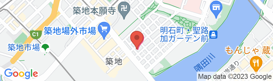 KOKO HOTEL 築地 銀座の地図