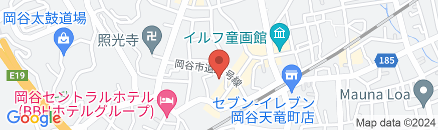 ホテル岡谷(BBHホテルグループ)の地図