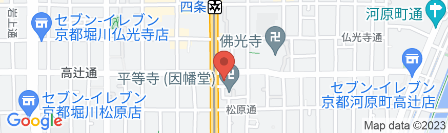 MIMARU SUITES 京都四条の地図