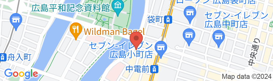 ホテルマイステイズ広島 平和公園前の地図