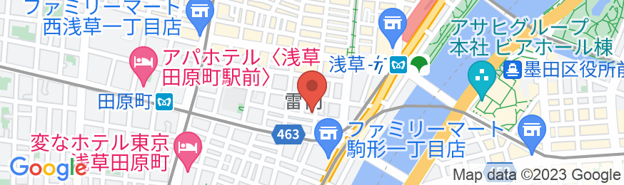 アパホテル〈浅草 雷門南〉(全室禁煙)の地図