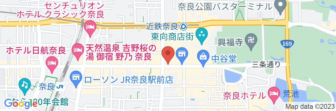 アパホテル〈近鉄奈良駅前〉の地図