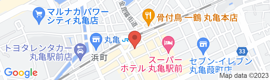 東横INN丸亀駅前の地図