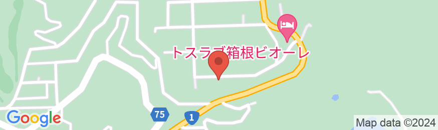 ホテル四季の館箱根芦ノ湖の地図
