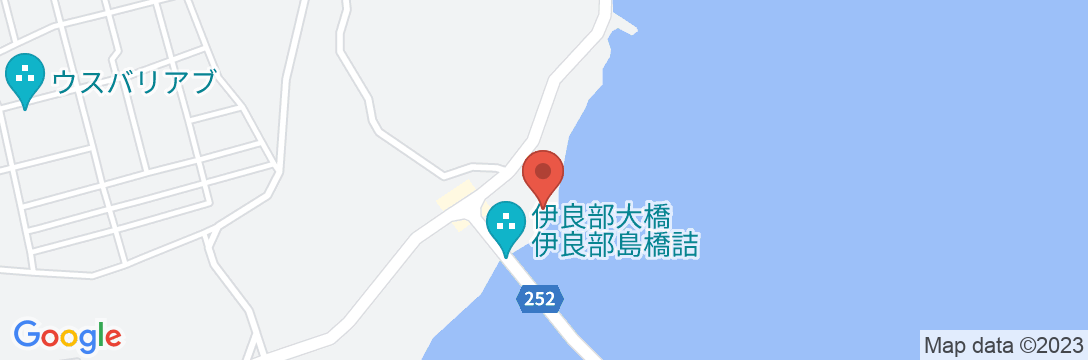 ブルーオーシャン ホテル&リゾート 宮古島<伊良部島>の地図
