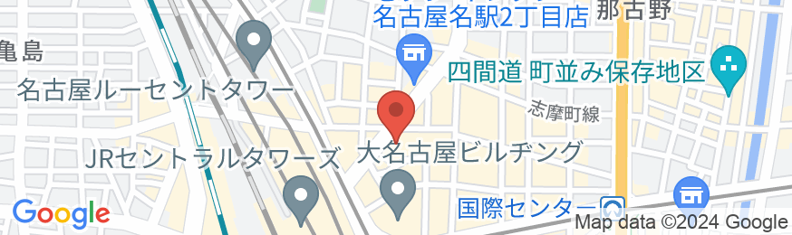 モンブランホテルラフィネ名古屋駅前の地図