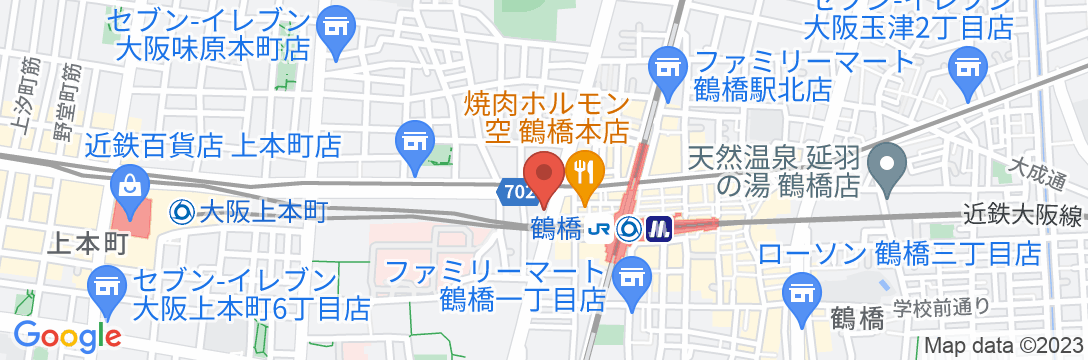 エスリードホテル大阪鶴橋の地図