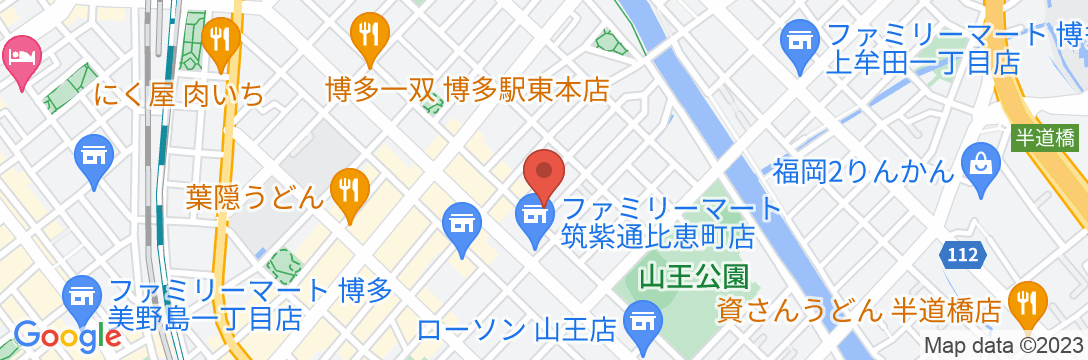 東邦ホテル博多比恵町の地図
