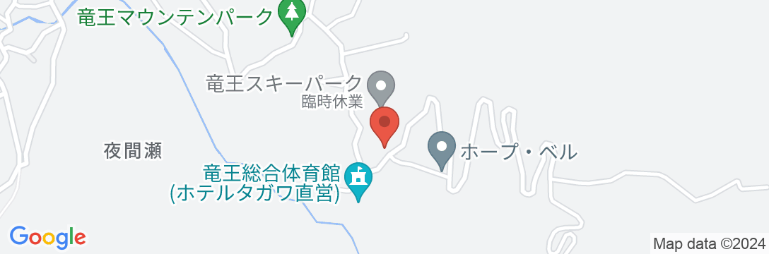 竜王マウンテンホテルの地図