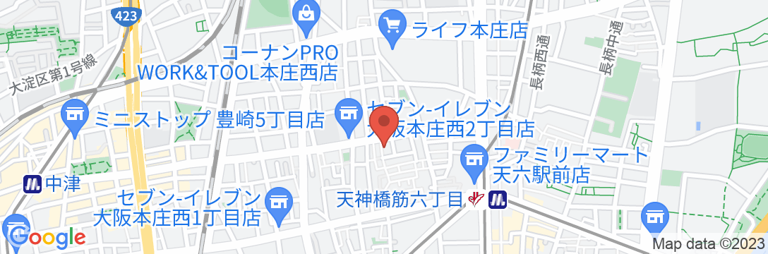 Guest House HARUの地図