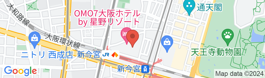 OMO7大阪 by 星野リゾートの地図
