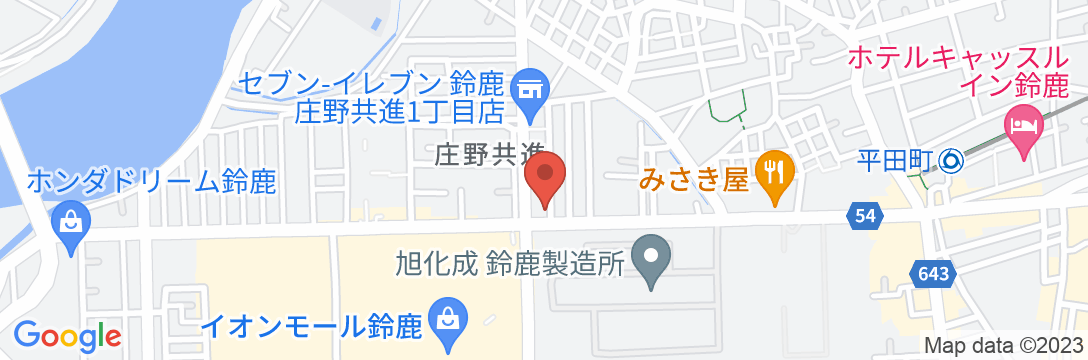 日本料理 旅館 いすゞの地図