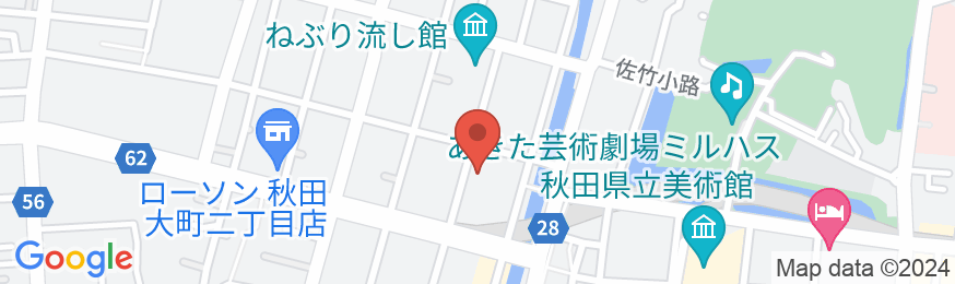 イーホテル秋田アネックスの地図