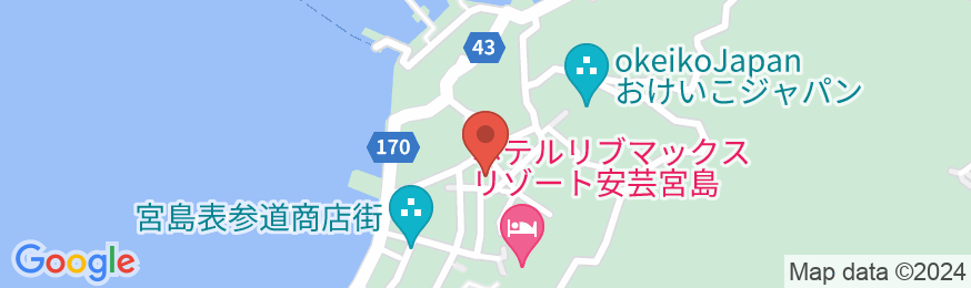 厳島東門前 菊がわの地図