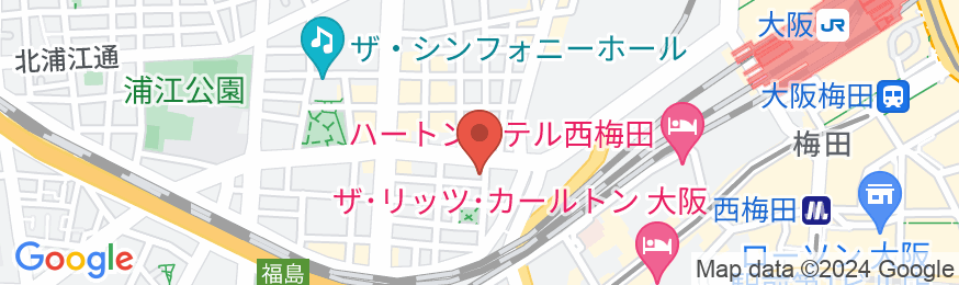 Minn 北梅田の地図