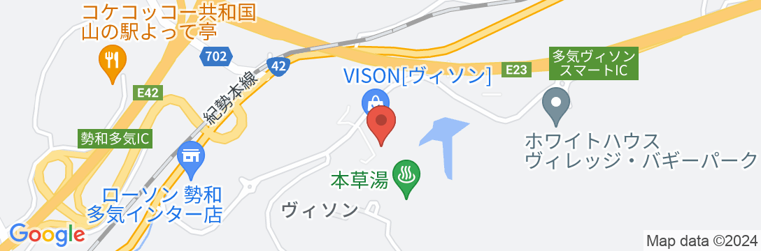 旅籠ヴィソンの地図