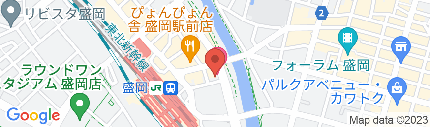 ダイワロイネットホテル盛岡駅前の地図