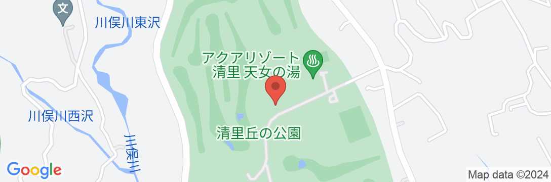 清里丘の公園オートキャンプ場の地図