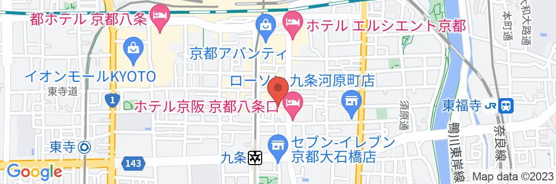Connect inn 京都駅南の地図