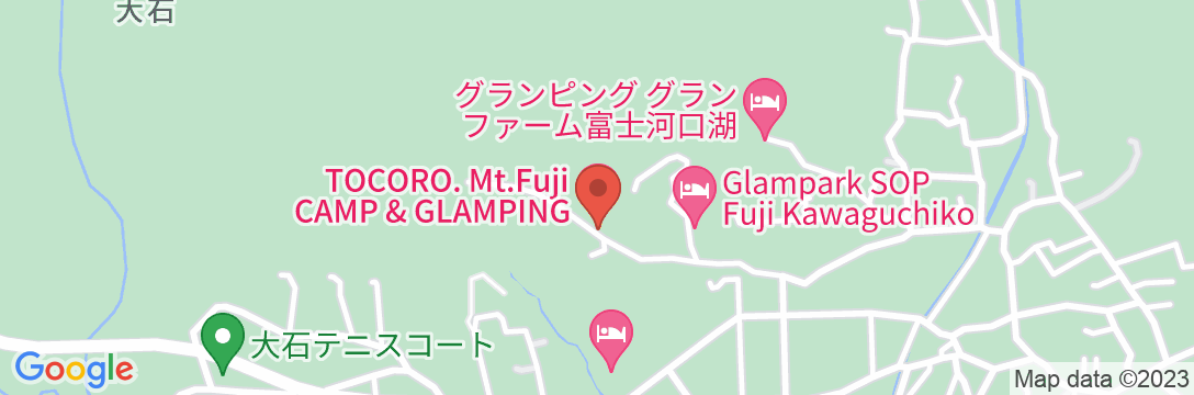 TOCORO.Mt.Fuji CAMP&GLAMPINGの地図